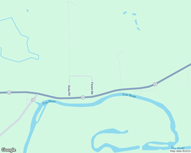 map of restaurants, bars, coffee shops, grocery stores, and more near W6034 Feram Road in Princeton