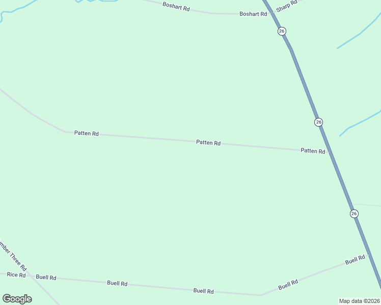 map of restaurants, bars, coffee shops, grocery stores, and more near 4494 Patten Road in Lowville