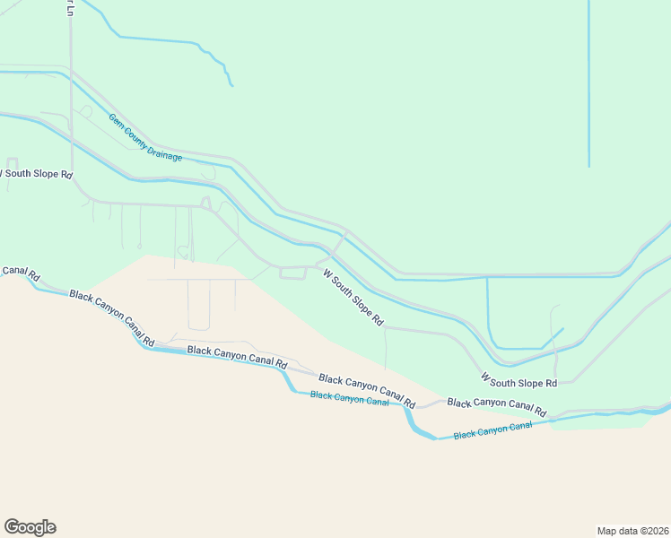 map of restaurants, bars, coffee shops, grocery stores, and more near 2600 West South Slope Road in Emmett