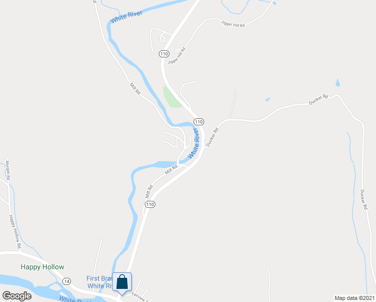 map of restaurants, bars, coffee shops, grocery stores, and more near 358 Mill Road in Royalton