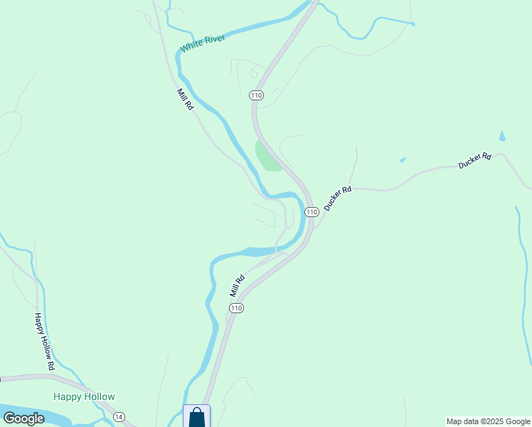 map of restaurants, bars, coffee shops, grocery stores, and more near 77 Parkers Lane in Royalton