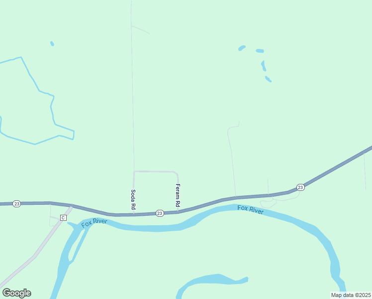 map of restaurants, bars, coffee shops, grocery stores, and more near W6034 Feram Road in Princeton