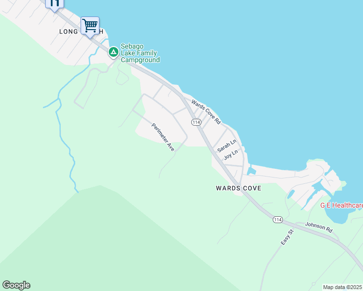 map of restaurants, bars, coffee shops, grocery stores, and more near 47 Perimeter Avenue in Standish