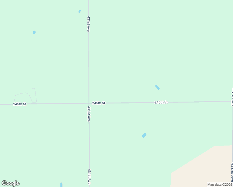 map of restaurants, bars, coffee shops, grocery stores, and more near 43100-43198 245th Street in Spencer