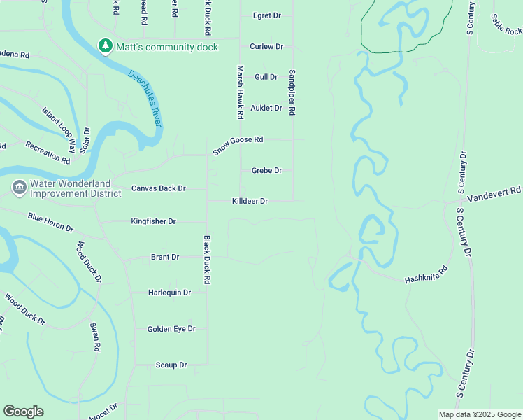 map of restaurants, bars, coffee shops, grocery stores, and more near 17409 Killdeer Drive in Bend