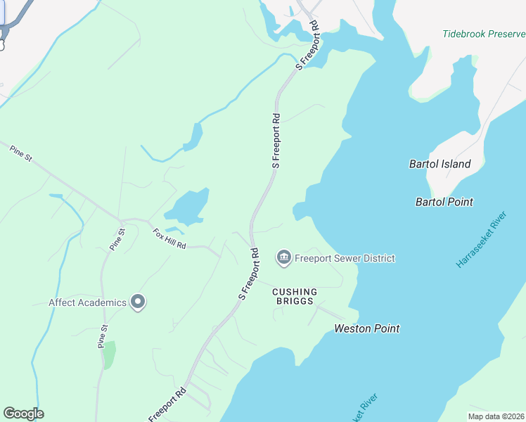 map of restaurants, bars, coffee shops, grocery stores, and more near 31 South Freeport Road in Freeport