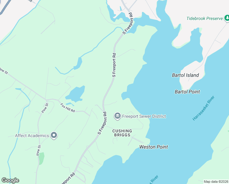 map of restaurants, bars, coffee shops, grocery stores, and more near 31 South Freeport Road in Freeport