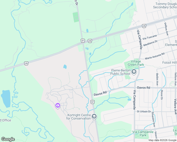 map of restaurants, bars, coffee shops, grocery stores, and more near 9909 Pine Valley Drive in Vaughan