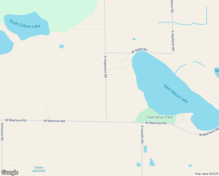 map of restaurants, bars, coffee shops, grocery stores, and more near 6606 South Hogenson Road in Pentwater