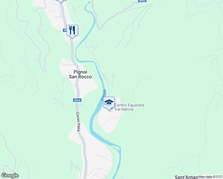 map of restaurants, bars, coffee shops, grocery stores, and more near 252 Corso Italia in Pignoi San Rocco