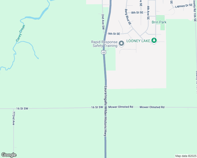 map of restaurants, bars, coffee shops, grocery stores, and more near 1345 U.S. 63 in Stewartville