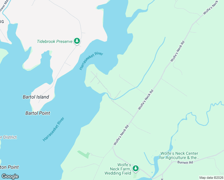 map of restaurants, bars, coffee shops, grocery stores, and more near 52 Birch Point in Freeport
