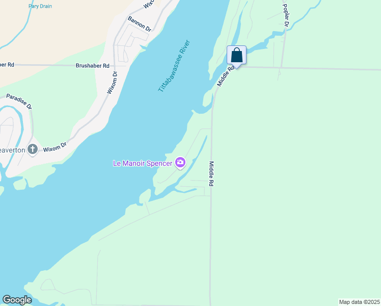 map of restaurants, bars, coffee shops, grocery stores, and more near 5179 Ostlund Drive in Hope