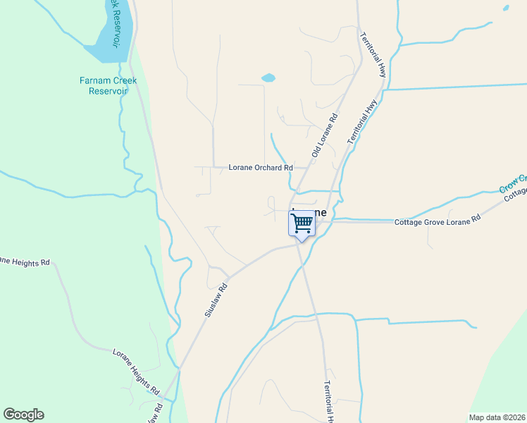 map of restaurants, bars, coffee shops, grocery stores, and more near 80302 Old Lorane Road in Eugene