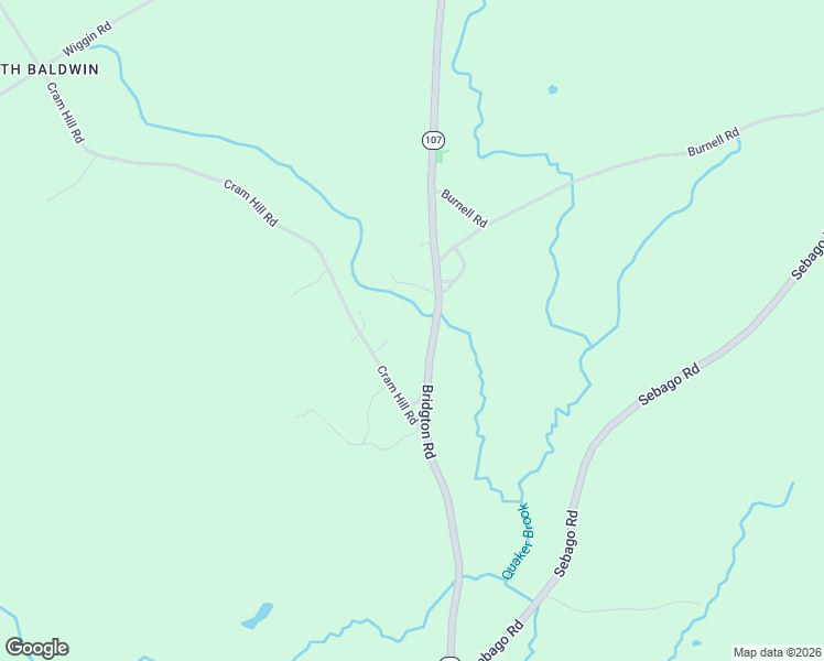 map of restaurants, bars, coffee shops, grocery stores, and more near 315 Bridgton Road in Baldwin