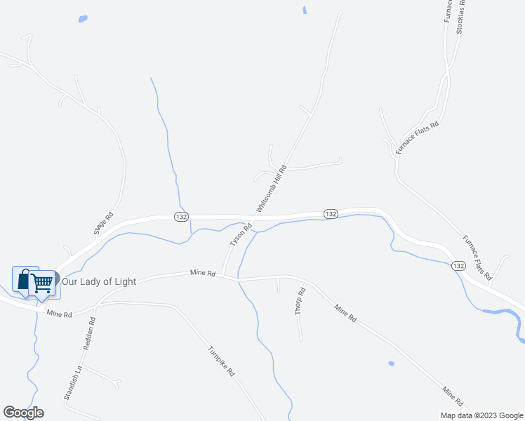 map of restaurants, bars, coffee shops, grocery stores, and more near 4 Whitcomb Hill Road in Strafford