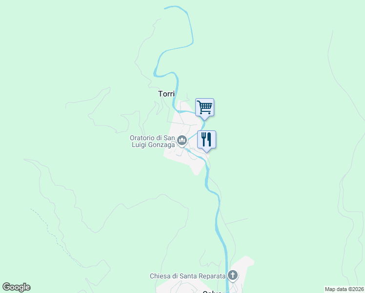 map of restaurants, bars, coffee shops, grocery stores, and more near 2 Piazza della Torre in Torri