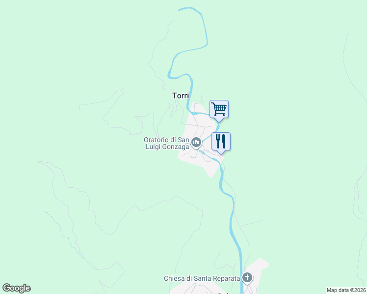 map of restaurants, bars, coffee shops, grocery stores, and more near 9 Vico Piano in Torri