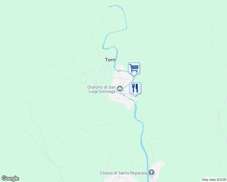map of restaurants, bars, coffee shops, grocery stores, and more near 9 Vico Piano in Torri
