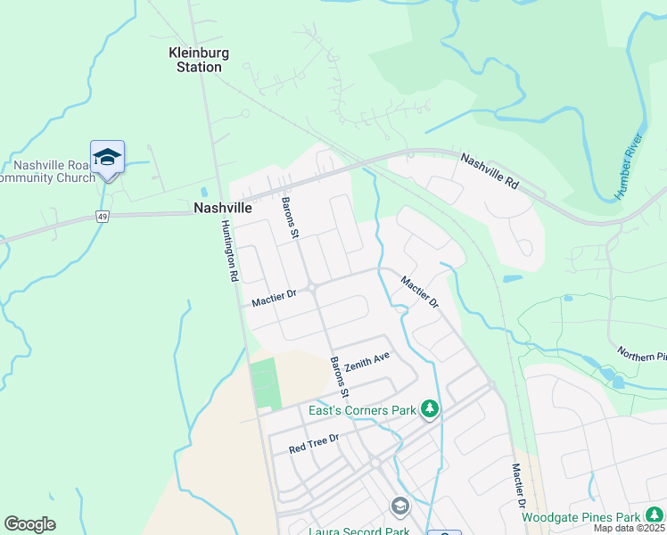 map of restaurants, bars, coffee shops, grocery stores, and more near 10 Ghent Drive in Vaughan