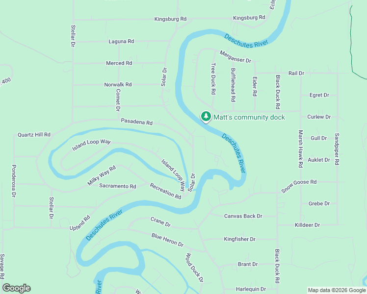 map of restaurants, bars, coffee shops, grocery stores, and more near 56143 Solar Drive in Bend