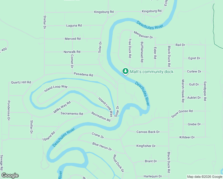 map of restaurants, bars, coffee shops, grocery stores, and more near 56143 Solar Drive in Bend