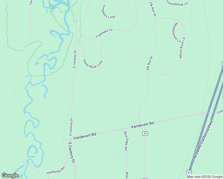 map of restaurants, bars, coffee shops, grocery stores, and more near 56209 Sable Rock Loop in Bend