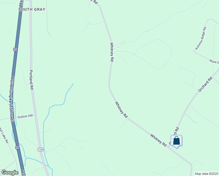 map of restaurants, bars, coffee shops, grocery stores, and more near 120 Whitney Road in Gray