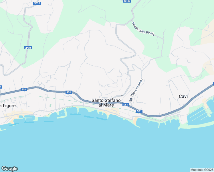 map of restaurants, bars, coffee shops, grocery stores, and more near 2 Via San Stevi Inferiore in Santo Stefano al Mare