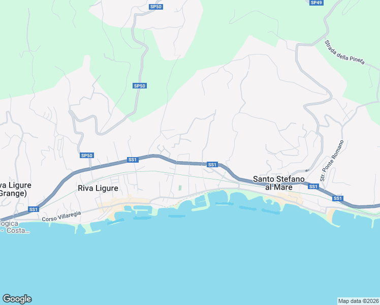 map of restaurants, bars, coffee shops, grocery stores, and more near 5 Via Flavio Gioia in Santo Stefano al Mare