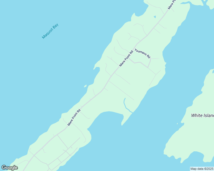 map of restaurants, bars, coffee shops, grocery stores, and more near 953 Mere Point Road in Brunswick