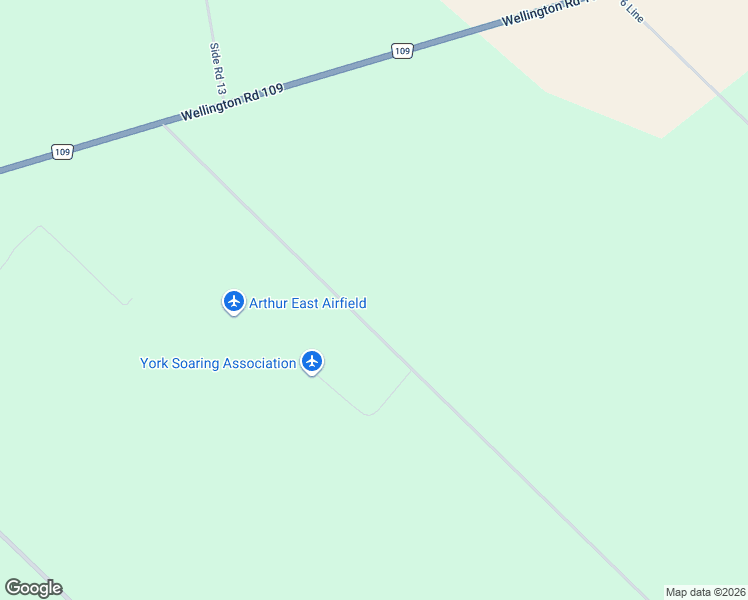 map of restaurants, bars, coffee shops, grocery stores, and more near 7299 Fifth Line in Wellington County