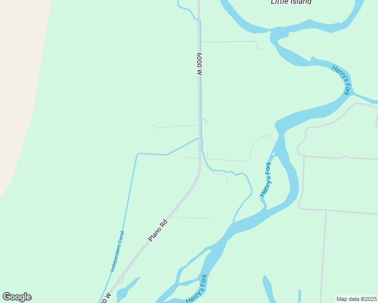 map of restaurants, bars, coffee shops, grocery stores, and more near 1111 Plano Road in Rexburg