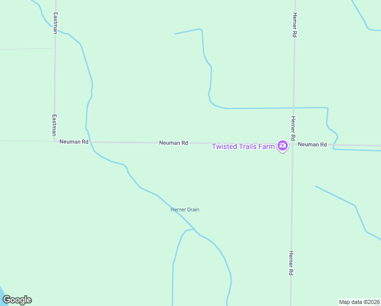 map of restaurants, bars, coffee shops, grocery stores, and more near 3284 Neuman Road in Rhodes