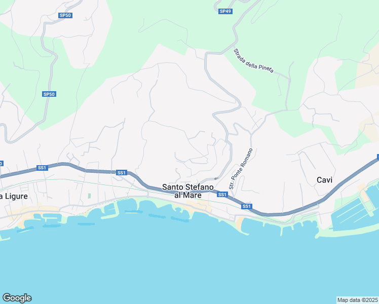 map of restaurants, bars, coffee shops, grocery stores, and more near 2 Via San Stevi Inferiore in Santo Stefano al Mare