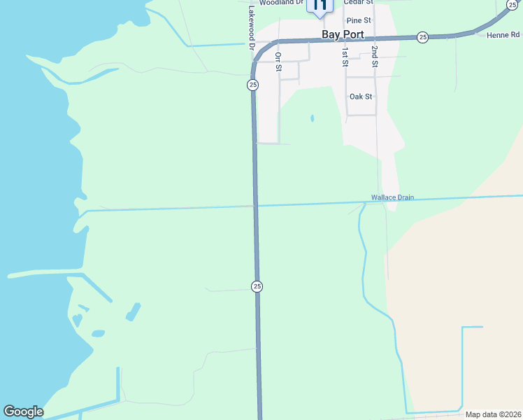 map of restaurants, bars, coffee shops, grocery stores, and more near 503 North Unionville Road in Bay Port