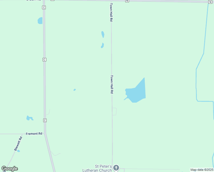 map of restaurants, bars, coffee shops, grocery stores, and more near N8244 Town Hall Road in Eldorado