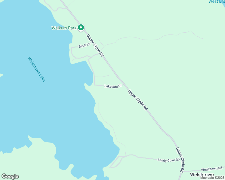 map of restaurants, bars, coffee shops, grocery stores, and more near 9122 Upper Clyde Road in Shelburne