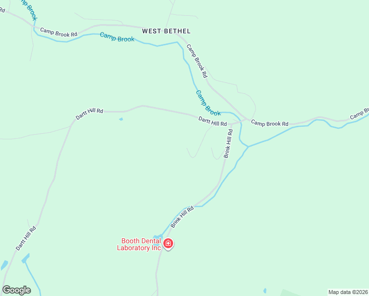 map of restaurants, bars, coffee shops, grocery stores, and more near 157 Dartt Hill Road in Bethel