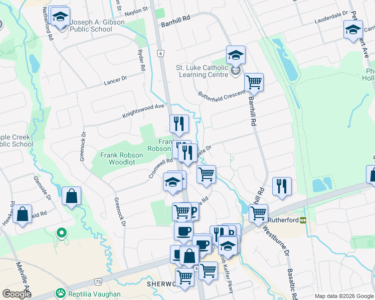 map of restaurants, bars, coffee shops, grocery stores, and more near in 