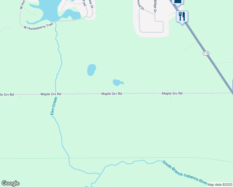 map of restaurants, bars, coffee shops, grocery stores, and more near West Maple Grove Road in Farwell