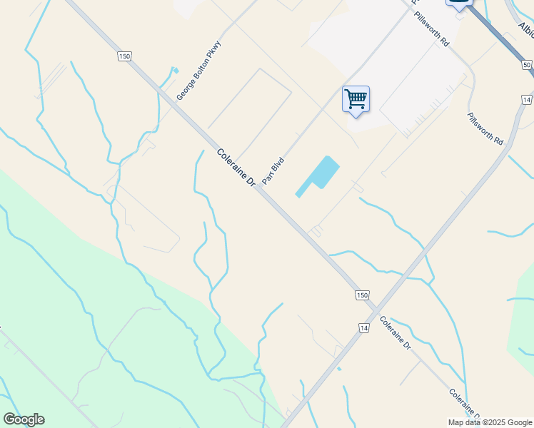 map of restaurants, bars, coffee shops, grocery stores, and more near 12300 Coleraine Drive in Bolton