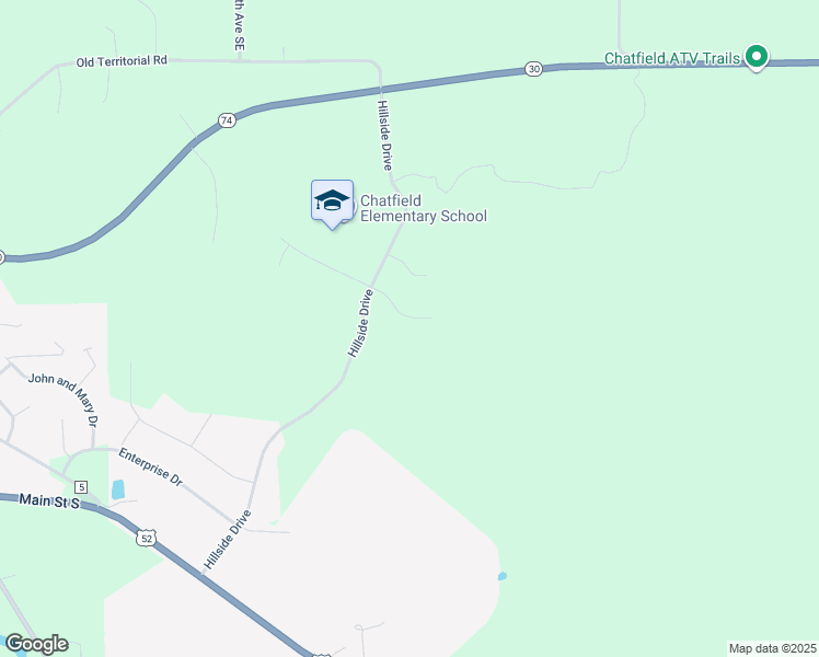 map of restaurants, bars, coffee shops, grocery stores, and more near 17182 Hilltop Lane in Chatfield