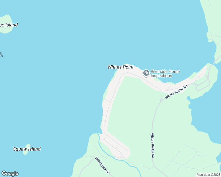 map of restaurants, bars, coffee shops, grocery stores, and more near 137 Whites Point Road in Standish