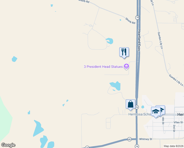 map of restaurants, bars, coffee shops, grocery stores, and more near in Hermosa