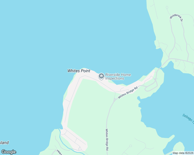 map of restaurants, bars, coffee shops, grocery stores, and more near 77 Whites Point Road in Standish