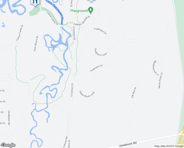 map of restaurants, bars, coffee shops, grocery stores, and more near 56154 Sable Rock Loop in Bend