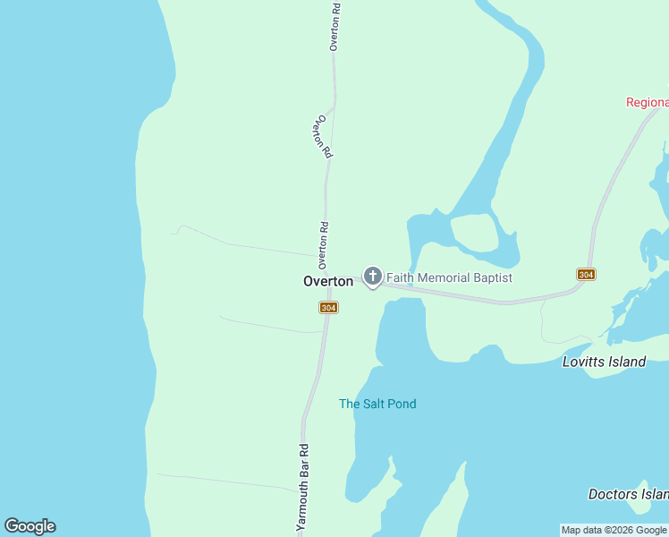 map of restaurants, bars, coffee shops, grocery stores, and more near Highway 304 in Yarmouth