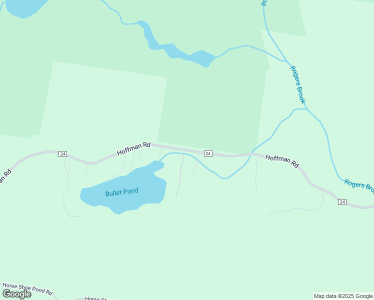 map of restaurants, bars, coffee shops, grocery stores, and more near County Highway 24 in Schroon Lake