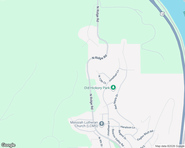 map of restaurants, bars, coffee shops, grocery stores, and more near 705 North 12th Court in La Crescent